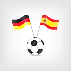 Fototapeta premium Deutschland Spanien