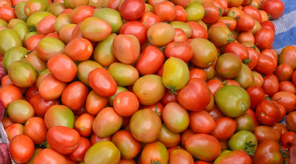 red tomatoes background