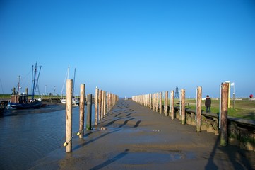 Landschaft am Nordseedeich
