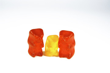 Vater,Mutter,Kind Gummibärchen