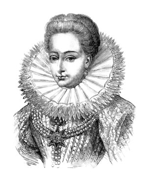 Portrait - Woman 16th century : G. d'Estrees