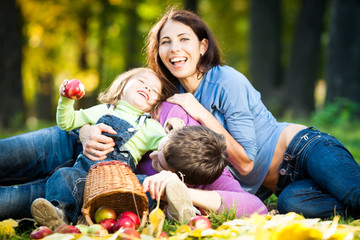 Family having fun