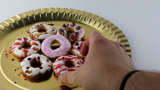 Rosquillas de colores