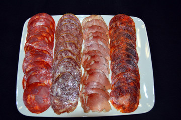 Varied sausage tray