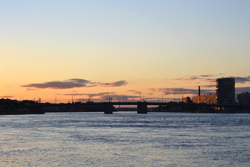 Obraz premium Sunset over Saint Petersburg