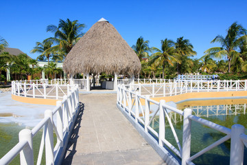 Fototapeta premium Area of hotel Sol Cayo Largo.