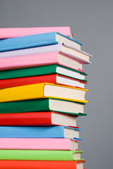 Stack of colorful books