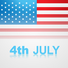 Obraz premium 4th of july american independence day