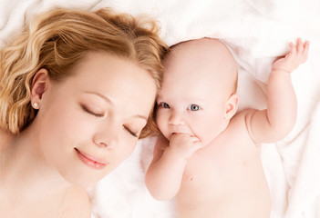 mother and baby