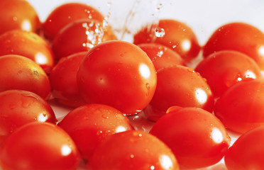 Tomatoes and water.