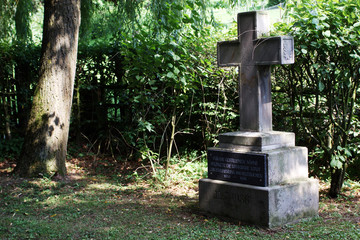 Denkmal an der Blutbuchenallee in Barntrup