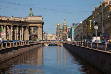 Kanal an der Erlöserkirche in St. Petersburg