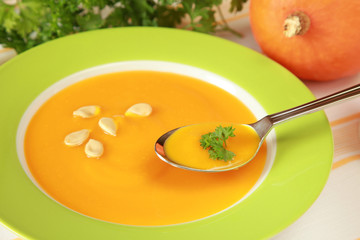 Kürbissuppe