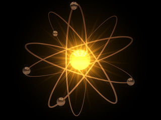 Atom Elektron Isotop