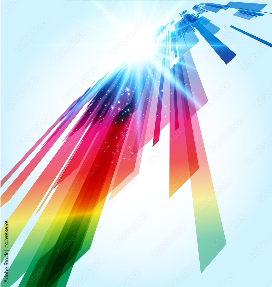 Aufkleber abstract background vector