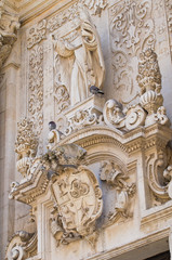 Fototapeta na wymiar Basilica of St. Giovanni Battista. Lecce. Puglia. Italy.