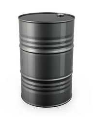 Single black barrel