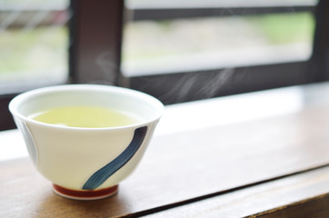 湯のみ茶碗　縁側