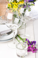 Festive table setting