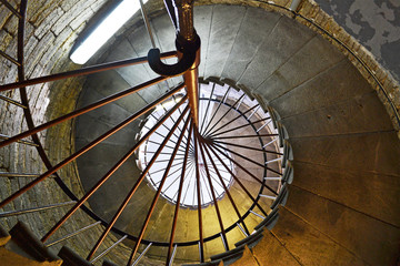 spiral stairway case