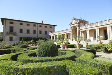 Vista generale, giardino di Villa Caruso