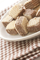 Chocolate wafer cookies