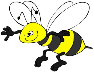 Smiling bee