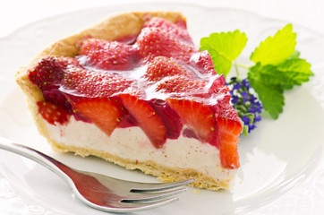 Erdbeerkuchen