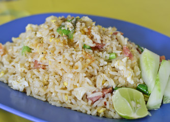 Sour pork fried rice