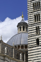 Fototapeta na wymiar The Duomo of Siena