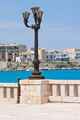 Fototapeta na wymiar Panoramiczny widok z Otranto. Apulia. Włochy.