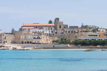 Panoramic view of Otranto. Puglia. Italy.