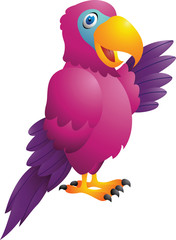 Funny Parrot Cartoon