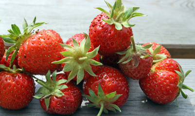 fresh strawberries