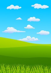 Fototapeta premium Nature Landscape Background