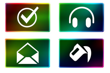 Botones rectangulares