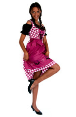 Wunderhübsche Frau im Dirndl / Bayerische Trachten