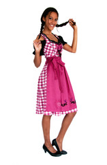 Wunderhübsche Frau im Dirndl / Bayerische Trachten