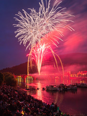 Feuerwerk in Heidelberg