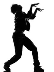 Fotobehang hip hop funk dancer dancing man zombie walk © snaptitude
