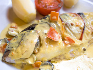 delicious plate of fish