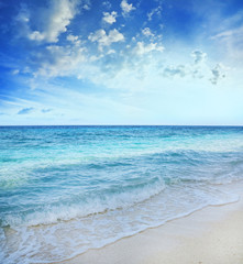 blue sea background