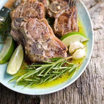 Lammkotelett, gegrillt