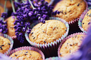 lavender muffins