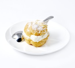 bigne con panna