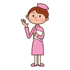 Obraz premium ナース イラスト