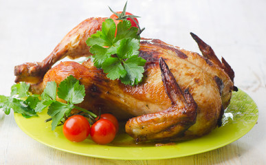 Chicken and tomatoes