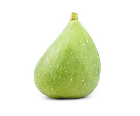 Fresh fig isolated on white background