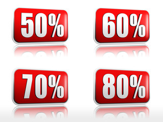 50 60 70 80 percents