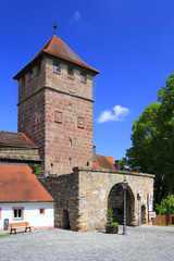 Fototapeta premium Unteres Tor Wolframs-Eschenbach